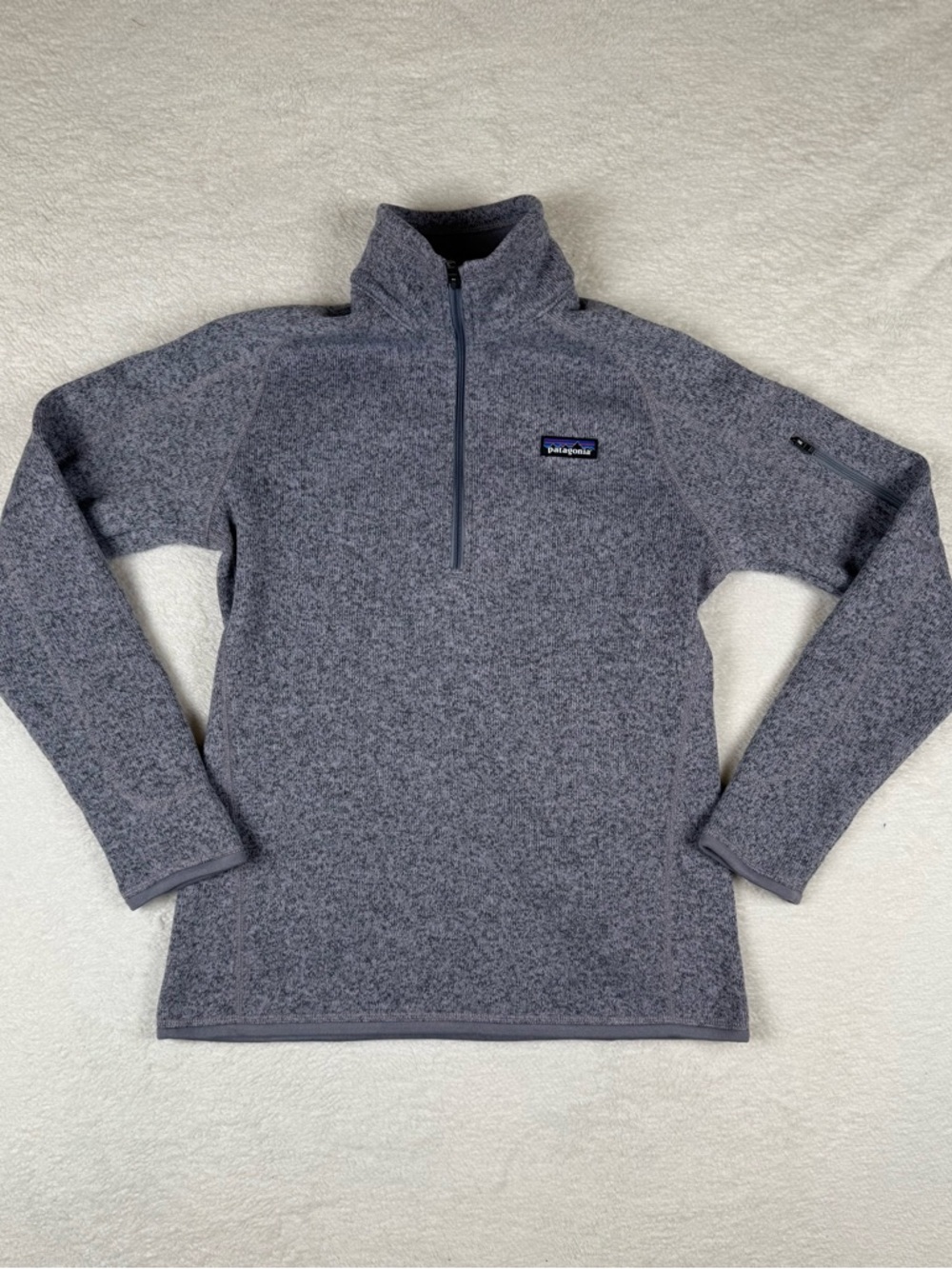 NWOT Patagonia Better Sweater Jacket Women's Medium 1/4 Zip Dark Grey Pullover